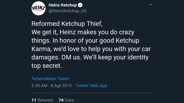 Rasakan Karma Setelah Curi Botol Saus, Orang Ini Kirim Catatan dan Ganti Rugi