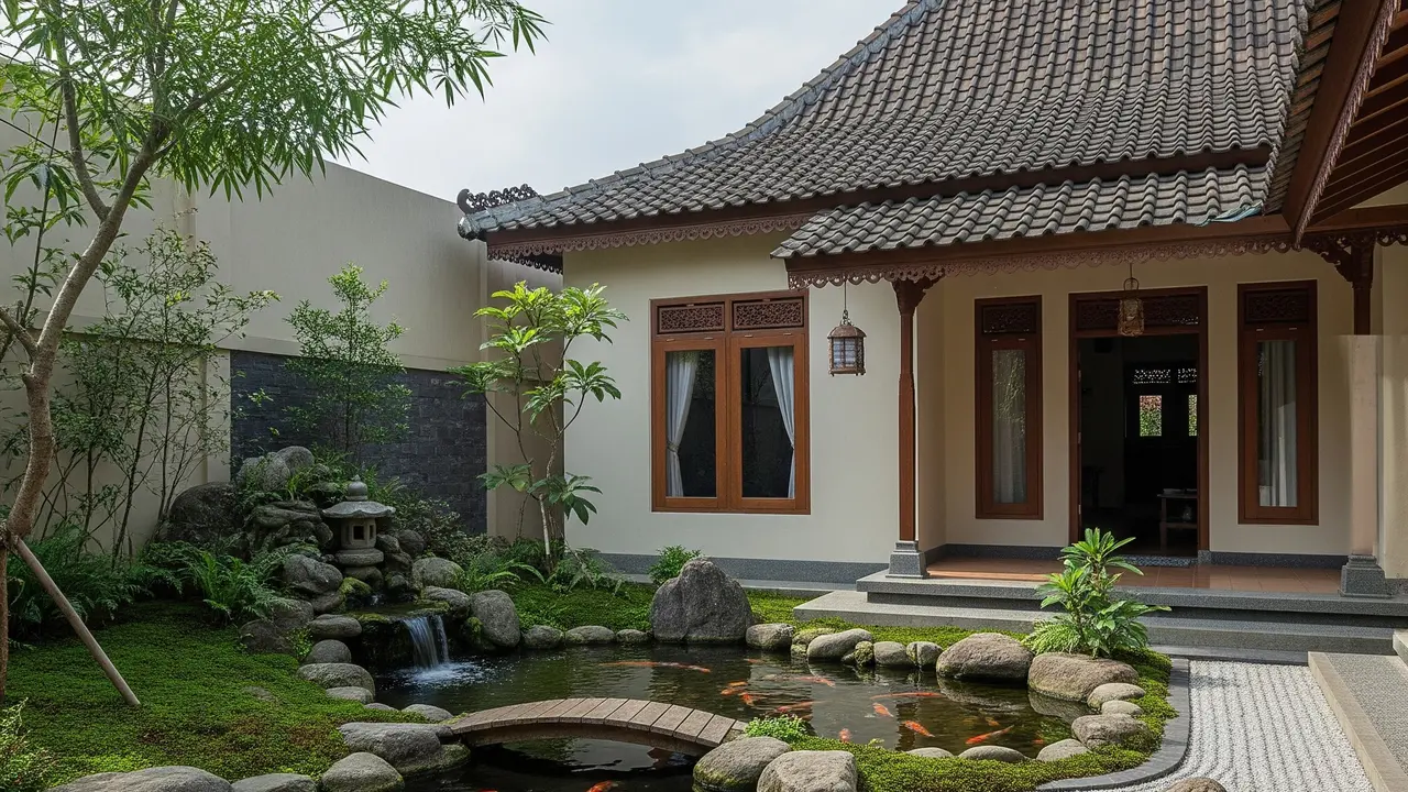 Kolam Ikan Gaya Jepang (Zen Garden) untuk Rumah Kecil