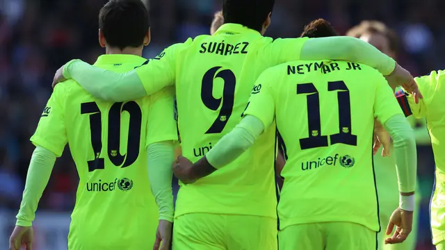 Lionel Messi, Luis Suarez, Neymar