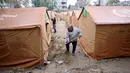 Namun, banyak dari warga Palestina yang mengungsi mendapati rumah mereka rata dengan tanah. (Bashar TALEB/AFP)