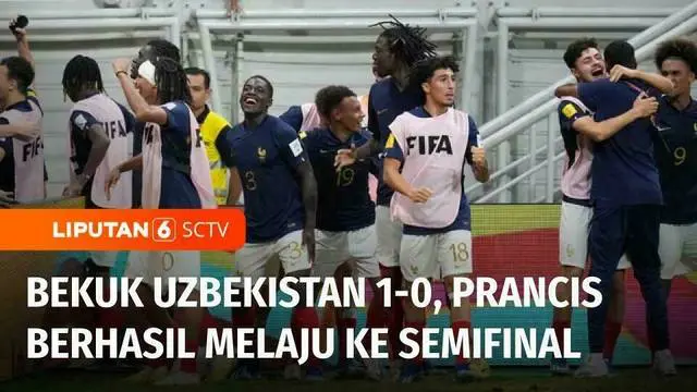 Tim Prancis U-17 melaju ke babak semifinal setelah bersusah payah mengalahkan Uzbekistan di babak perempat, Ismail Bouneb menjadi pahlawan Les Bleus, dengan mencetak gol semata wayang pada laga ini.