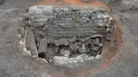 Sebuah tungku pembakaran porselen di Distrik Jinyuan, Kota Taiyuan, ibu kota Provinsi Shanxi, China utara. (Xinhua/Institut Arkeologi Provinsi Shanxi)