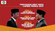 Pada debat kedua Pilpres 2019 akan ada 2 ribu personel yang siap amankan acara.