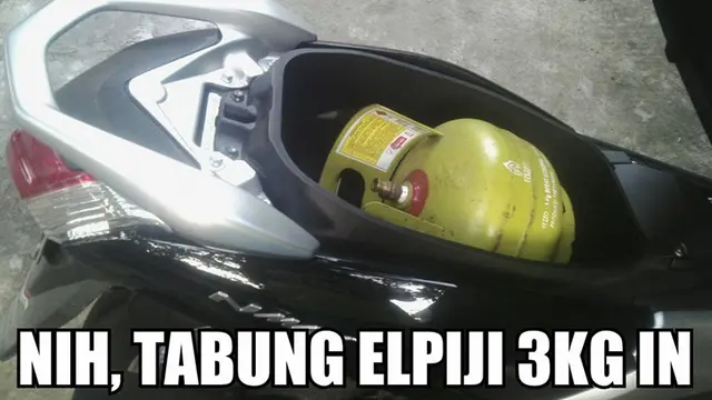 6 Aksi Orang Bawa Tabung Gas Ini Nyeleneh Banget, Kocak