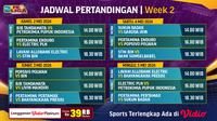 Jadwal Siaran Langsung PLN Mobile Proliga 2024 Pekan Kedua di Vidio. (SUmber: dok. Vidio.com)