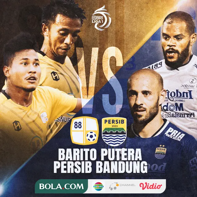 BRI Liga 1 - Duel Antarlini - Barito Putera Vs Persib Bandung