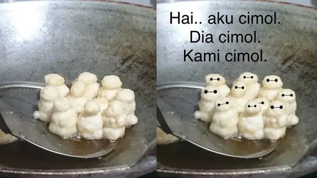 5 Foto Editan Masak Cimol Terlalu Mengembang Ini Bikin Senyum Tipis