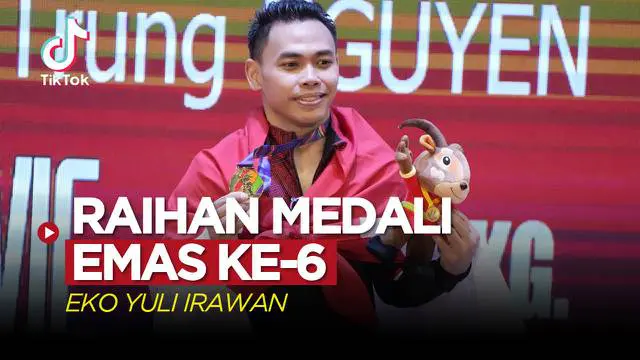 Berita video TikTok Bola kali ini membahas tentang raihan medali ke-6 Eko Yuli Irawan selama ikut serta di SEA Games.