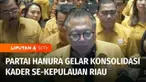 Ketua Umum Partai Hanura, Oesman Sapta Odang menggelar konsolidasi kader partainya di Batam, Kepulauan Riau. Kepada para kader dan simpatisan, OSO berpesan untuk memenangkan Partai Hanura dan pasangan Ganjar-Mahfud di Pemilu 2024.
