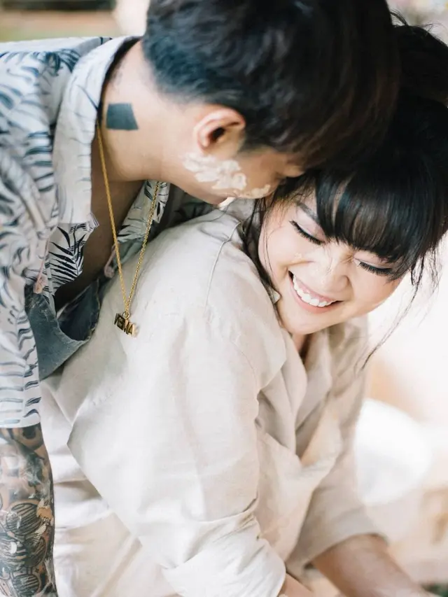 FOTO: Potret Prewedding Reza Arap dan Wendy Walters di Bali, Berkonsep Unik