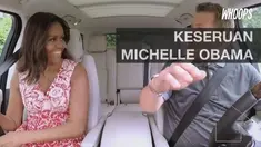 Pada kesempatan yang sama, dengan sopan Michelle mengeluhkan ia sudah 7,5 tahun terakhir tak mendengarkan musik di dalam mobil.
