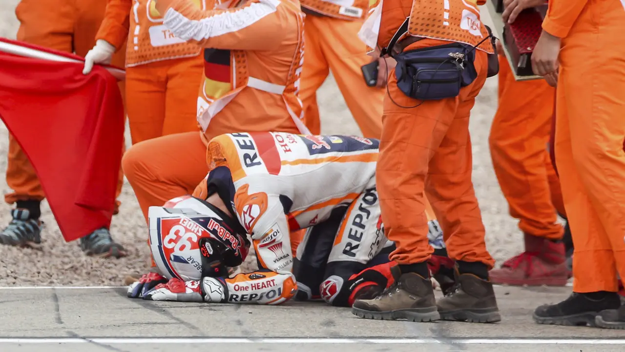 Foto MotoGP: Senyum Sumringah Marc Marquez, Naik Podium Setelah 581 Hari Penantian