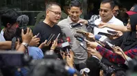 Sandiaga Uno mendukung Aswari Rivai-Irwansyah menerapkan program OK OCE Kito di Sumsel (Liputan6.com / Nefri Inge)