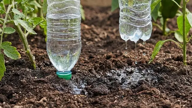 Kebun Sayur Rumah dengan Sistem Siram Otomatis