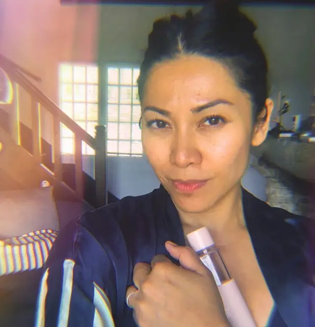 6 Potret Anggun C Sasmi tampil no makeup, percaya diri tunjukkan wajah asli tanpa botox dan filler