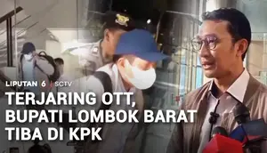 Terjaring OTT, Bupati Lombok Barat Tiba di KPK