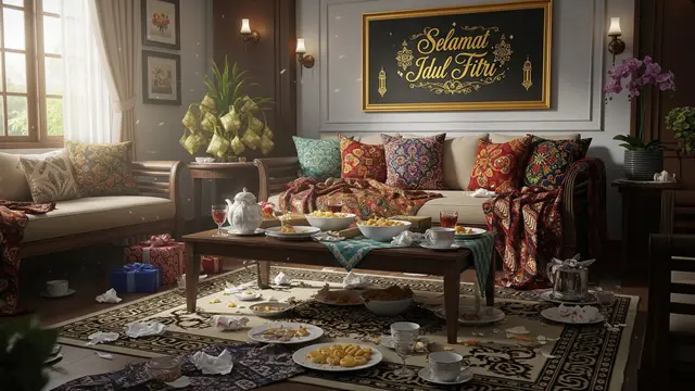 5 Cara Cepat Merapikan Ruang Tamu Setelah Open House Lebaran, Beres-beres Kilat