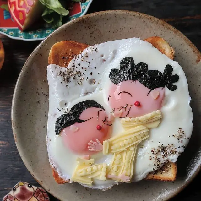 Indah Banget, Wanita Ini Ciptakan Karya Seni dari Makanan untuk Buah Hatinya