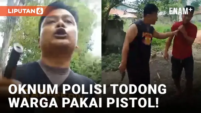 Viral! Warga di Palopo Ditodong Pistol oleh Oknum Polisi