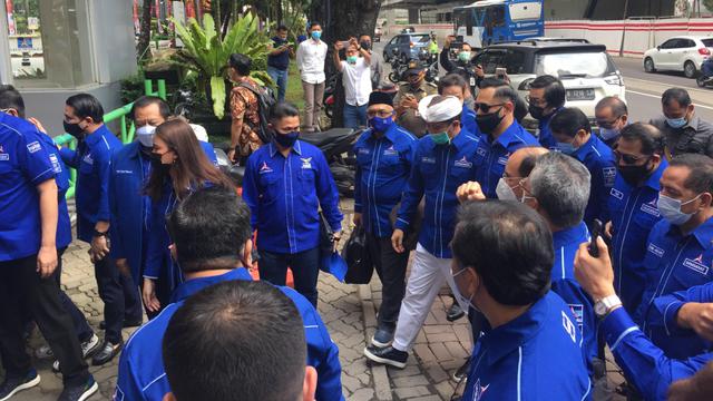 AHY dan Sejumlah Kader Demokrat ke Kemenkumham