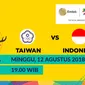 Jadwal Sepak Bola Asian Games 2018, China Taipei vs Indonesia. (Bola.com/Dody Iryawan)