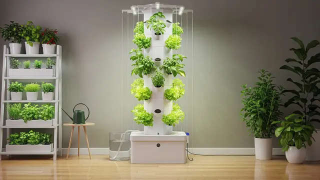 Desain Kebun Hidroponik Vertikal Indoor/Gemini AI