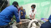 Kerangka manusia ditemukan dalam sumur milik Sekolah Dasar Negeri Tajur 04, Desa Tarikolot, Kecamatan Citeureup, Kabupaten Bogor, Kamis 7 Desember 2023. (Istimewa)