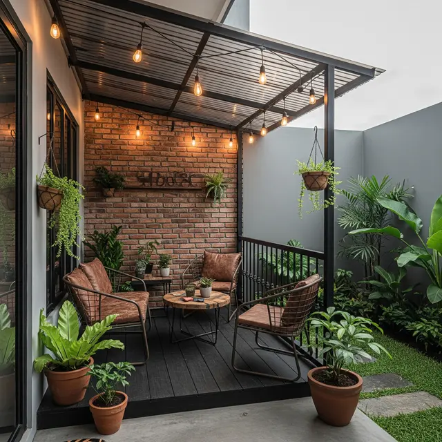 9 Model Teras Rumah Kecil yang Cantik untuk Hangout