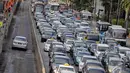 Kemacetan di Jalan MH Thamrin, Jakarta. (Liputan6.com/Faizal Fanani)