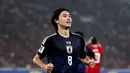 <p>Pemain Timnas Jepang,&nbsp;Takumi Minamino, merayakan gol ke gawang Timnas Indonesia pada Kualifikasi Piala Dunia 2026 Zona Asia di Stadion Gelora Bung Karno, Senayan, Jakarta, Jumat (15/11/2024) malam WIB. (Bola.com/Abdul Aziz)</p>