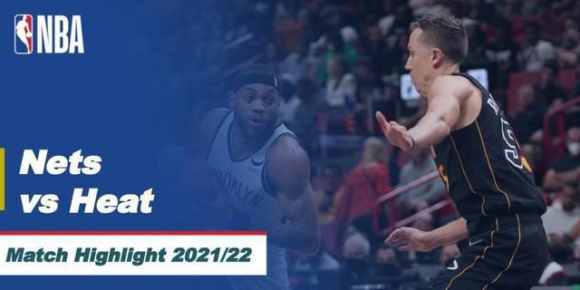 VIDEO: Brooklyn Nets Raih Kemenangan Saat Bersua Miami Heat di NBA Hari Ini