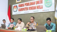 Antisipasi Kericuhan Penetapan Calon Bupati Rohul, Polres Jaga Ketat Gedung KPU