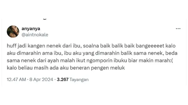 6 Bentuk Kasih Sayang Nenek kepada Cucunya, Selalu Dirasakan ketika Mudik