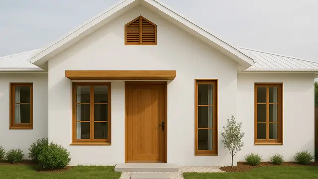 Model Rumah Minimalis Putih Biar Tampak Bersih dan Mewah (Foto: Reve Art AI)
