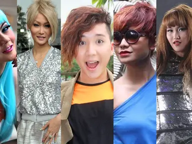 Gaya 5 selebriti ini sedikit terinspirasi dari selebriti luar negeri. Siapa saja mereka? (Istimewa)