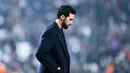 Laga yang berlangsung di Estadio Carlos Belmonte, Kamis (15/1/2026) dini hari WIB, juga menandai era baru di kubu Madrid. Untuk pertama kalinya, El Real tampil di bawah arahan Alvaro Arbeloa yang ditunjuk sebagai pelatih baru menggantikan Xabi Alonso. (AP Photo/Jose Breton)