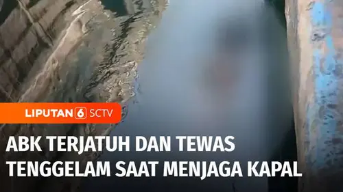 VIDEO: Jaga Kapal, ABK Terjatuh dan Tewas Tenggelam di Pelabuhan Probolinggo