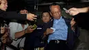 Jero Wacik diperiksa KPK terkait kasus yang menjerat‎ eks Ketua Komisi VII DPR RI Sutan Bhatoegana, Jakarta, Kamis (22/11/2014). (Liputan6.com/Miftahul Hayat) 