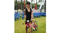 Event olahraga triathlon bertaraf internasional ini diselenggarakan di Resort Nirwana Gardens di Bintan, Kepulauan Riau