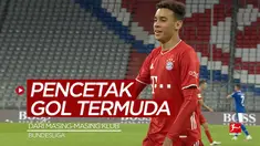 Berita video para pencetak gol termuda dari masing-masing klub di Bundesliga, termasuk wonderkid Bayern Munchen, Jamal Musiala.