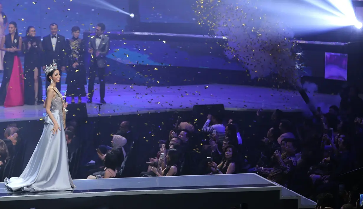Lewat pesan damai yang diucapkan, Nadia berhasil menjadi Miss Grand Indonesia 2018. (Deki Prayoga/Bintang.com)