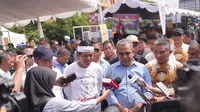 Dedi Mulyadi mendampingi Ahmad Muzani pada acara kontes Sapi APPSI yang memperebutkan piala MPR RI di Kemayoran Jakarta. (Ist)