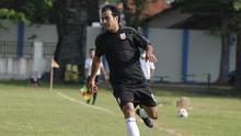 Pemain baru Persis Solo, Khairallah Abdelkbir, yang mulai ikut berlatih. (Dok Persis Solo)