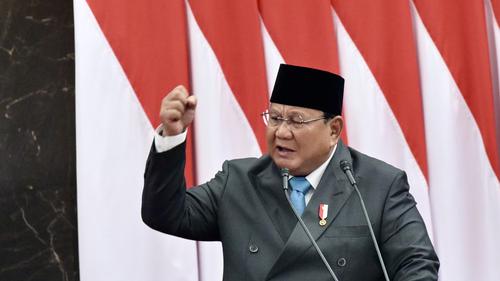 Presiden Prabowo Subianto dalam Pidato Rapat Paripurna DPR di Kompleks Parlemen, Jakarta, Rabu (20/5/2026).