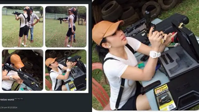 Hati-hati, Artis-artis Cantik Ini Jago Menembak