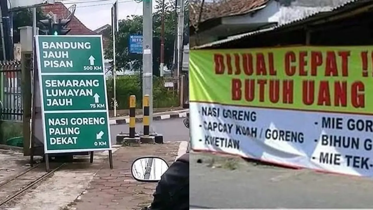 6 Trik Marketing Jualan Nasi Goreng Ini Kelewat Kreatif, Kocak