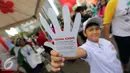 Lifebouy memberikan pembinaan kepada 5 anak indonesia melalui program gerakan 21 hari cuci tangan dari sekolah-sekolah di Indonesia, Jakarta, Minggu (2/10). (Liputan6.com/HelmiAfandi)