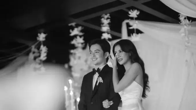 Potret Resepsi Angga Yunanda dan Shenina Cinnamon. (Sumber: Instagram/angga)