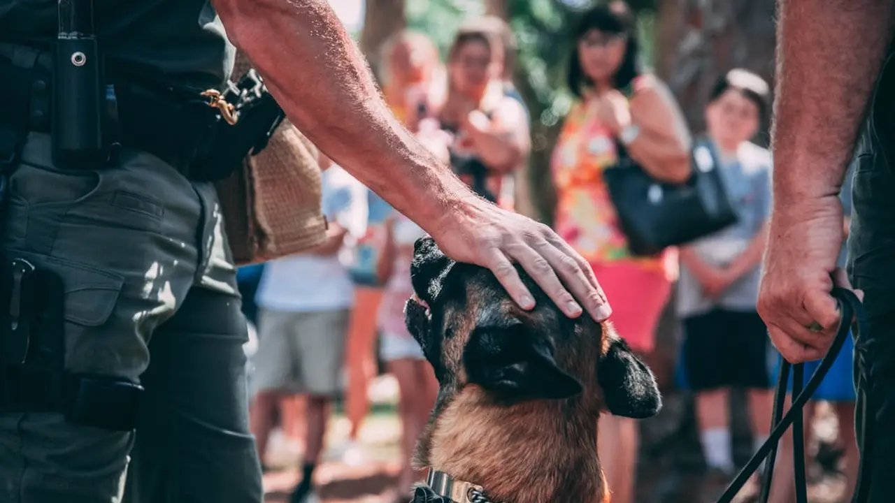 ilustrasi anjing polisi (Unsplash)
