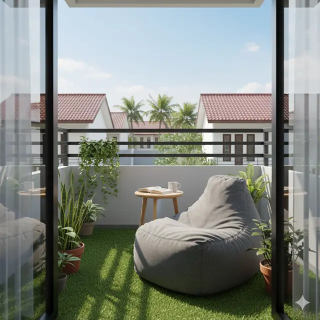 Ide Balkon Mungil untuk Rumah Tanpa Halaman